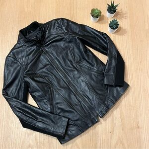 Danier Women’s Moto Leather Jacket in size medium